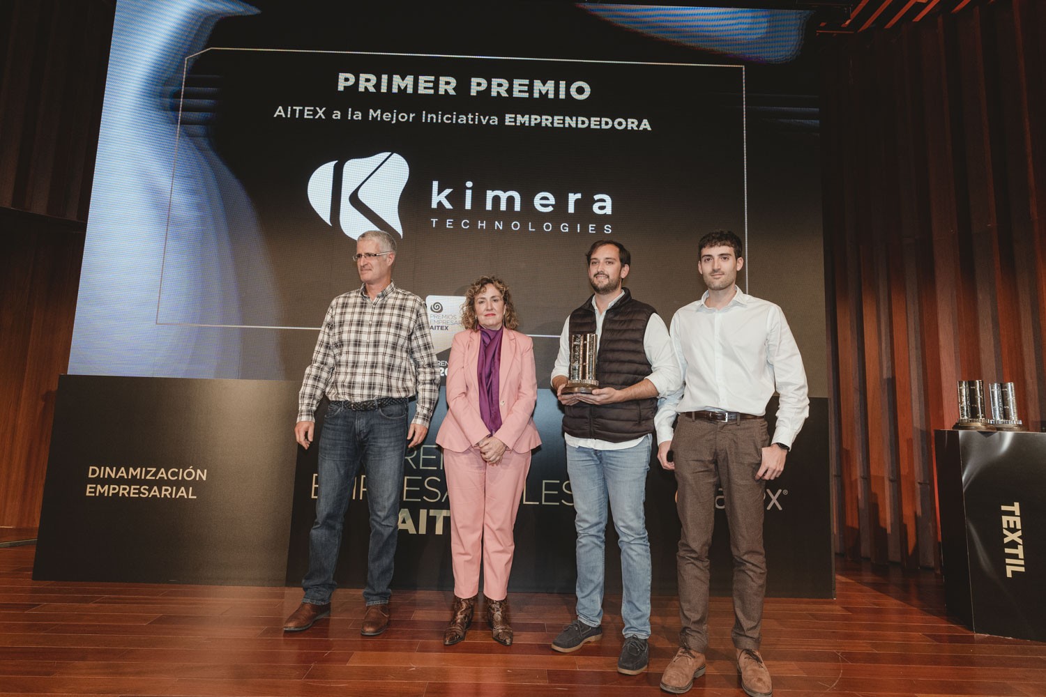 Kimera, primer ganador de emprendimiento en premios empresariales aitex